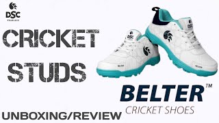 dsc belter cricket shoes under 1000 unboxing and review [upl. by Ermine]