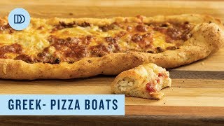 Peinirli GreekPizza Boats [upl. by Stanislas]