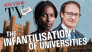 Degrees of failure Ayaan Hirsi Ali and David Butterfield on the coddling of students [upl. by Yttocs]