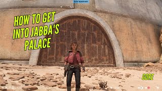 How to get into Jabbas Palace  Star Wars Outlaws [upl. by Aneryc]