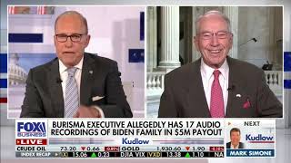 quotNo One Messes with Senator Grassleyquot Grassley and Kudlow Discuss the Latest on Biden Investigation [upl. by Kally]