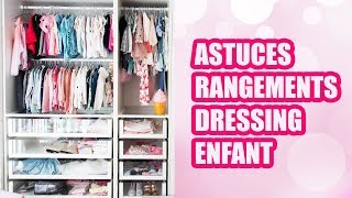 ASTUCES DE RANGEMENT DRESSING ENFANT 👍 [upl. by Keefer]