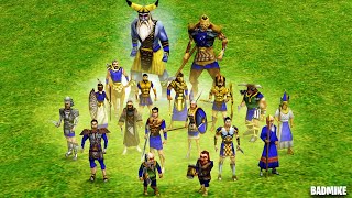 Who is the BEST Campaign Hero  Age Of Mythology Heroes Tournament [upl. by Brannon]