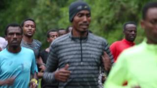 Olympic preparation for marathoner Tesfaye Abera [upl. by Fredel]