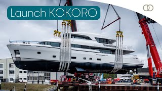 Moonen Yachts Launches 36M KOKORO [upl. by Stinky]