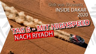 Dakar 2020 Tag 6 Mit highspeed nach Riad  Dirk v Zitzewitz InsiderVlog [upl. by Gaivn522]