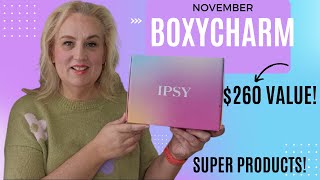 Trying BOXYCHARM by IPSY November 2024 [upl. by Quirk973]