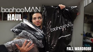 BOOHOOMAN HAUL  TRYON Flare Sweatpants Jeans Hoodies [upl. by Crissy80]