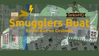 Smugglers Boat Extraction  Customs  Escape from Tarkov [upl. by Ogren]