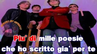 Stadio  Le mie poesie per te karaoke  fair use [upl. by Hoseia57]