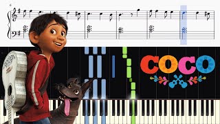 Disneys Coco  Un Poco Loco  Piano Tutorial  SHEETS [upl. by Jameson]