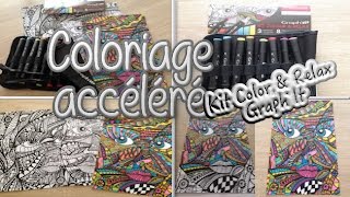 Coloriage Accéléré  COLOR amp RELAX GRAPH IT ✎ JessLivraddict [upl. by Langdon701]