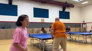 Full ping pong match with Ben June 22nd UC Davis TTC [upl. by Figge451]