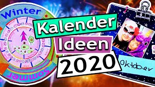 Kalender DIY Ideen  2020 Kalender selber machen mit Eva amp Kathi 2 coole Ideen Sonntagschallenge138 [upl. by Ennaillij428]