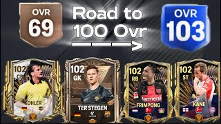 Road To 100 OVR in F2P Account  Pack Opening  We packed Kohler Kane Frimpong Ter Stegen Haaland [upl. by Helban]