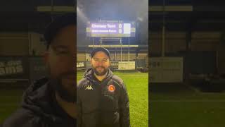 The Sam Morgan interview A v Chertsey Town [upl. by Tterrag429]