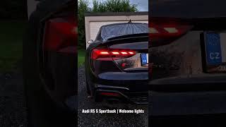 Audi RS 5 Sportback  Welcome lights rear [upl. by Gothurd]