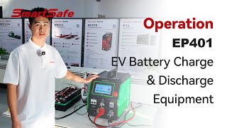 EP401 EV Battery Charge amp Discharge Equipment Operation [upl. by Coombs829]