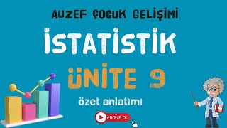 AUZEF İstatistik  Ünite 9  Nispi Dağılma Ölçüleri [upl. by February]