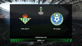 ⚽ Real Betis vs NK Celje ⚽  UEFA Conference League 11072024  PES 2024 [upl. by Eityak992]