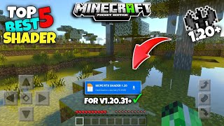 Top 5 Best Shaders For Minecraft Pe 120 Render Dragon  Shaders For Mcpe Minecraft PeBe [upl. by Alphonse]