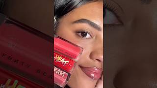 New season new Glossy Posse line up ❤️‍🔥 Trying Fenty Beauty’s holiday lip gloss set 💋 [upl. by Lassiter]