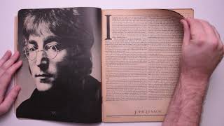 John Lennon Annie Leibovitz Rolling Stone [upl. by Ainegul]