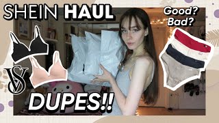 100 SHEIN HAUL 2022  REVIEW  Victorias Secret DUPES [upl. by Raimundo]