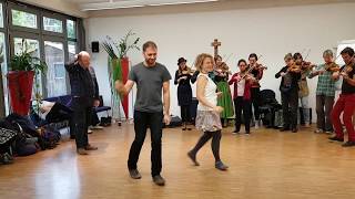 Deux gars une fille  trois bourrées  Tiennet Michel Elena et les violons de Gabriel [upl. by Nilyak655]