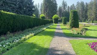 Historic Flower Garden Early Summer walking tour of Manito Gardens historic floral park [upl. by Bakki]