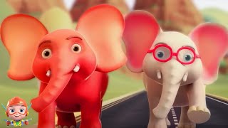 Hathi Wala Cartoon एक मोटा हाथी Kids Animal Video and Hindi Kavita [upl. by Bevis822]