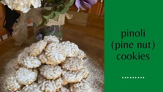 Pinoli Pine Nut Cookies  Super Easy amp Quick Just 4 Ingredients e80 [upl. by Eelrefinnej]