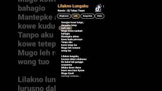 Dj Lilakno Aku  Lirik Google  lagu lirikgoogle djremix [upl. by Eniroc]