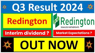 REDINGTON Q3 results 2024  REDINGTON results today  REDINGTON Share News  REDINGTON Share today [upl. by Leile856]