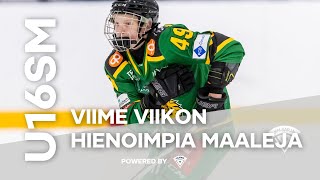 Videolla U16 SMsarjan viime viikon hienoimmat maalit [upl. by Moht773]