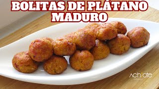 La MEJOR ENTRADA con SOLO 2 INGREDIENTES  Prepara estas espectaculares BOLITAS DE PLÁTANO MADURO [upl. by Anderer]