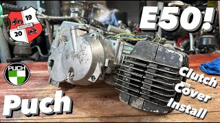 How To Install Puch E50 Clutch Cover [upl. by Sirac]