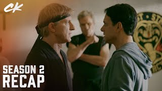 Cobra Kai Season 6 Part 1 Recap Xolo Maridueña William Zabka [upl. by Paddie82]