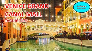 Venice Grand Canal Mall Taguig City  Venice Mall  Venice Canal travel manila venice [upl. by Heater72]