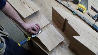 Timber Framing Scarf Joint [upl. by Tcideneb]