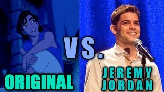 Jeremy Jordan VS Original Singers  Disney SONG Battle [upl. by Niwrek17]