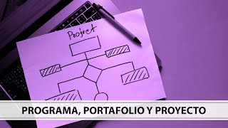 DIFERENCIAS ENTRE PROGRAMA PORTAFOLIO Y PROYECTO [upl. by Anayia]