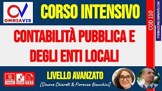 Cod110  Contabilità pubblica e degli Enti Locali corso intensivo  presentazione [upl. by Ardnasal]