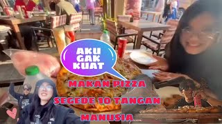 MAKAN PIZZA SEGEDE 10 TANGAN WITH ALFI  GIRNE PART 2 [upl. by Cooe623]