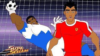 Blasts From The Past ⚽  Supa Strikas Soccer Cartoons ⚽  Season 1  Moonbug Kids After School [upl. by Anade]