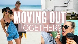 MOVING OUT TOGETHER Apartment Hunting  Day In The Life [upl. by Montana778]