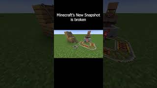 Minecrafts New Snapshot is Broken shorts minecraft minecraftmemes [upl. by Gabriella]