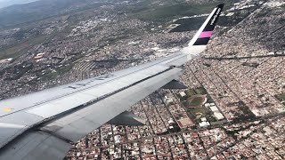 ATERRIZAJE EN MORELIA VOLARIS A320NEO  FULL APPROACH AND LANDING IN MORELIA FROM TIJUANA  XAVRF [upl. by Ateuqram]