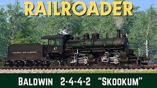 NEW LOCO  Baldwin 2442 Skookum  railroader [upl. by Homer]