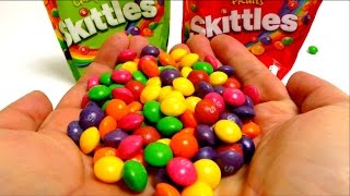 Skittles Candy Packs  Crazy Sours amp Fruits [upl. by Amble]